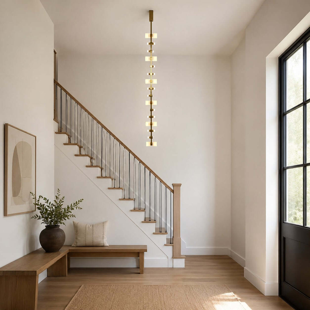 Nerelle Chandelier - Modern Vertical Stairwell Decorative Light | Vinlighting