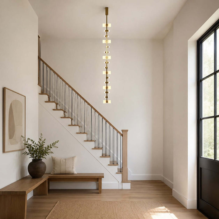 Nerelle Chandelier - Modern Vertical Stairwell Decorative Light | Vinlighting