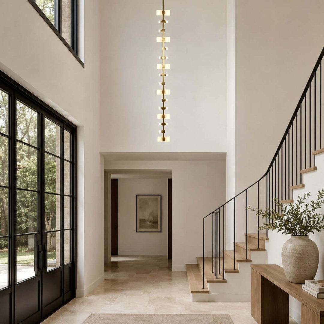 Nerelle Chandelier - Modern Vertical Stairwell Decorative Light | Vinlighting