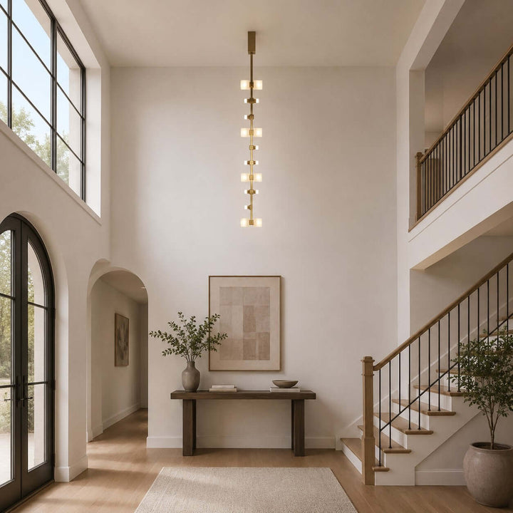 Nerelle Chandelier - Modern Vertical Stairwell Decorative Light | Vinlighting