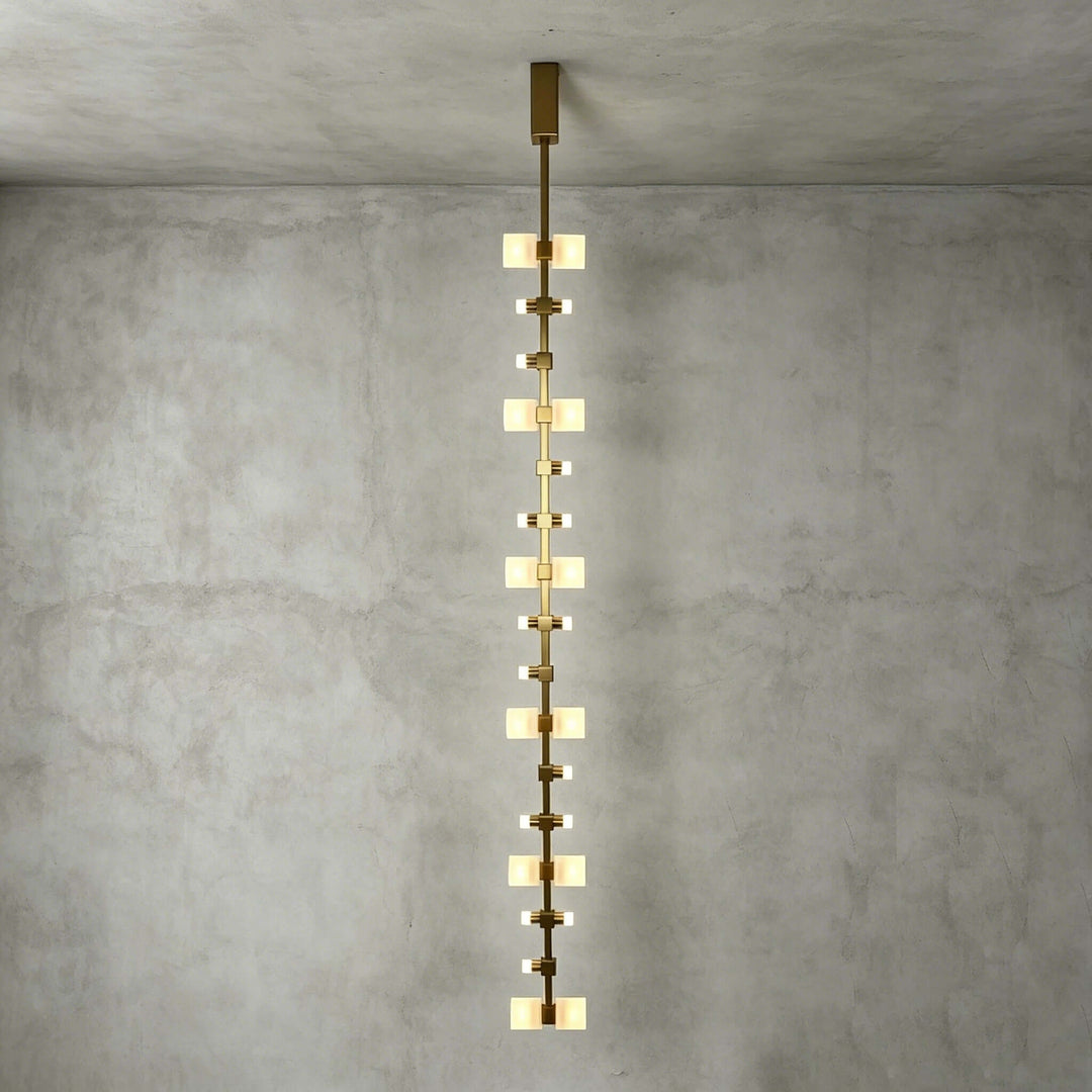 Nerelle Chandelier - Modern Vertical Stairwell Decorative Light | Vinlighting
