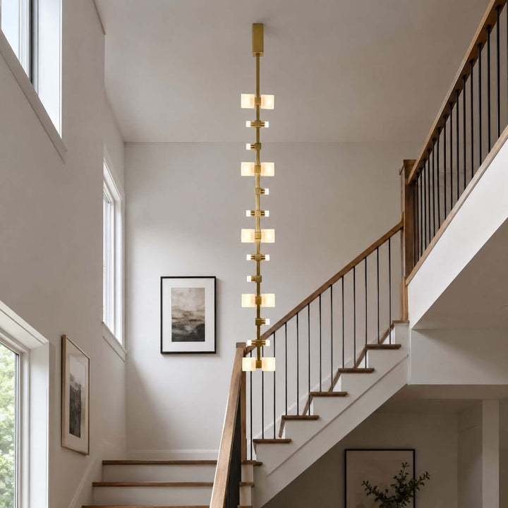 Nerelle Chandelier - Modern Vertical Stairwell Decorative Light | Vinlighting