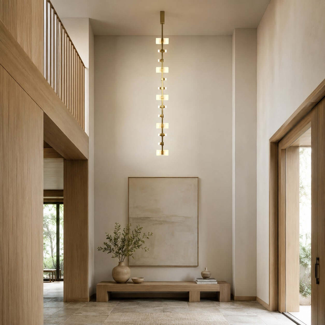 Nerelle Chandelier - Modern Vertical Stairwell Decorative Light | Vinlighting