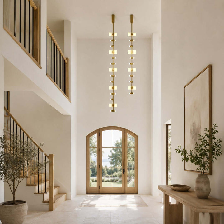 Nerelle Chandelier - Modern Vertical Stairwell Decorative Light | Vinlighting