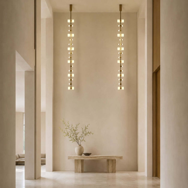Nerelle Chandelier - Modern Vertical Stairwell Decorative Light | Vinlighting