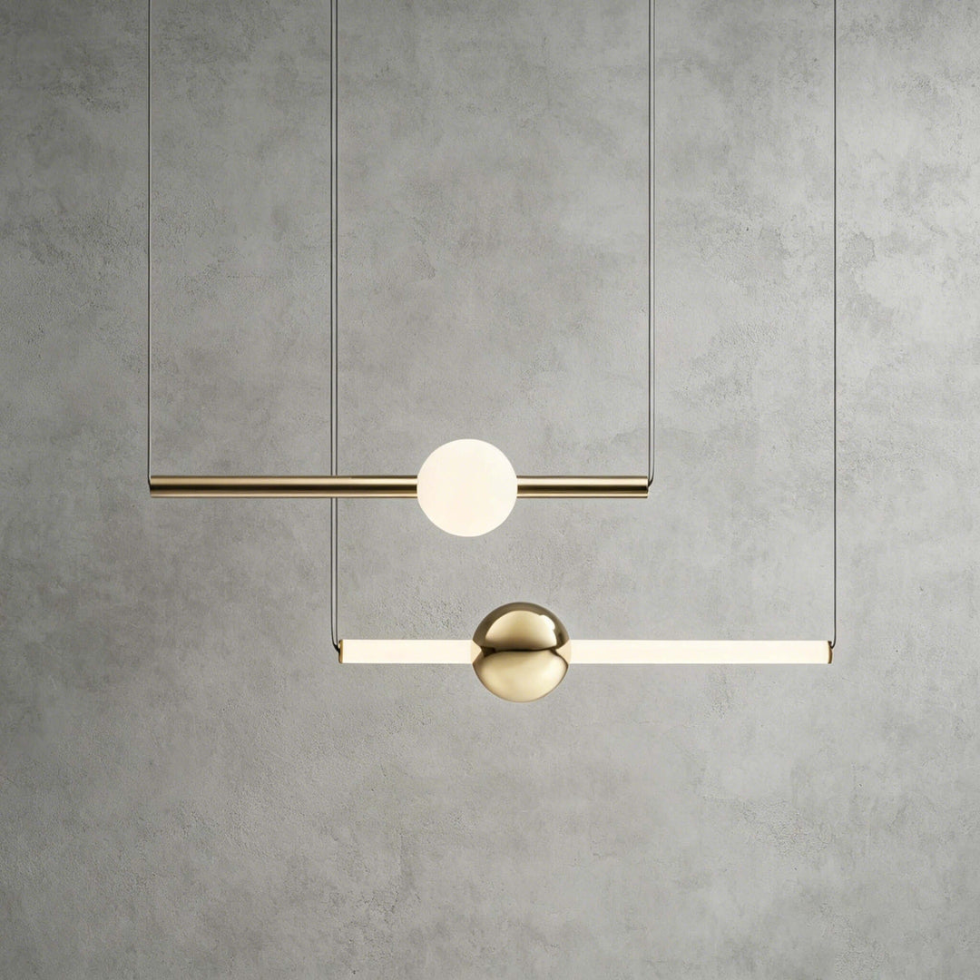 Nivaro Pendant Light - Nordic Linear Glass Decorative Lighting | Vinlighting