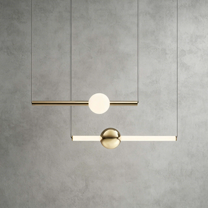 Nivaro Pendant Light - Nordic Linear Glass Decorative Lighting | Vinlighting
