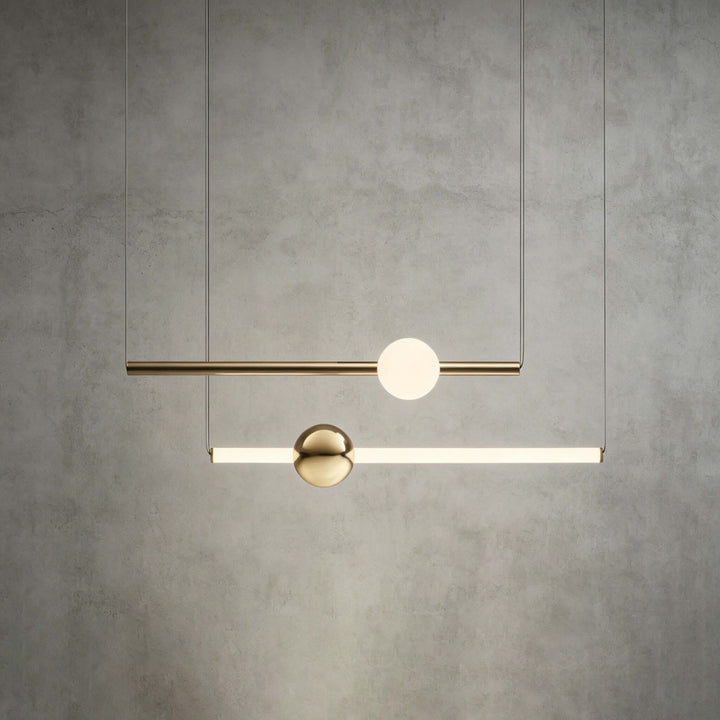 Nivaro Pendant Light - Nordic Linear Glass Decorative Lighting | Vinlighting