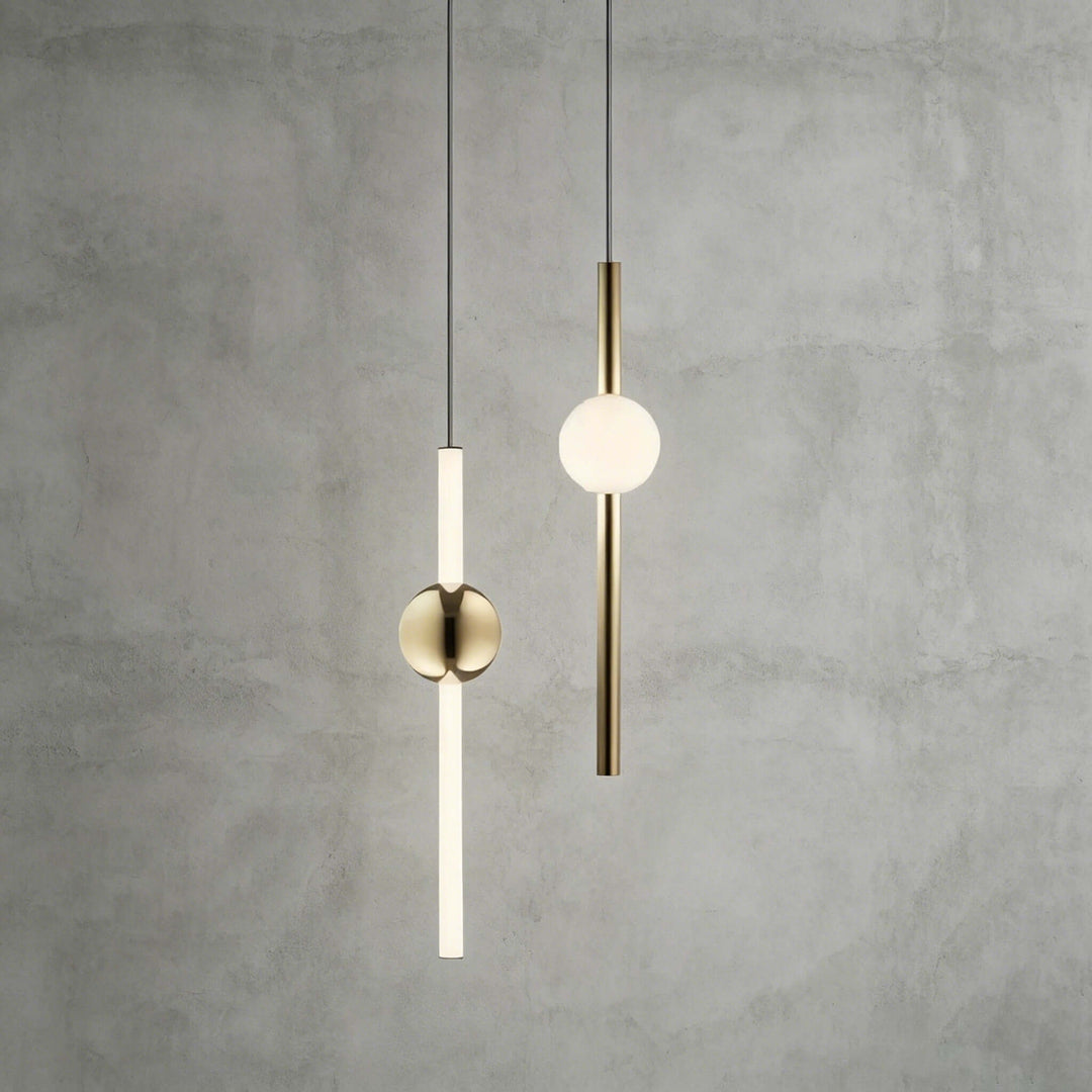 Nivaro Pendant Light - Nordic Linear Glass Decorative Lighting | Vinlighting