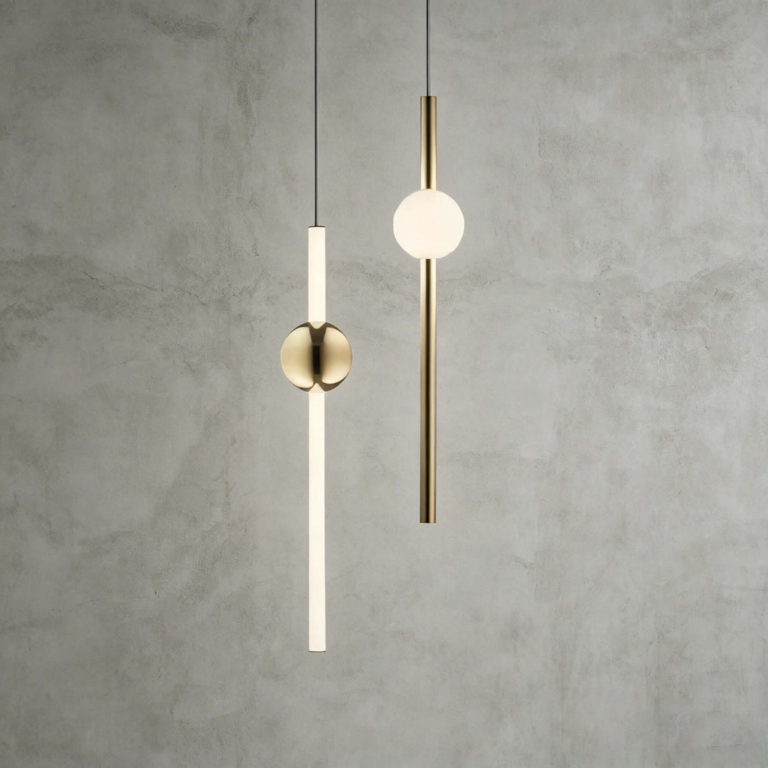 Nivaro Pendant Light - Nordic Linear Glass Decorative Lighting | Vinlighting