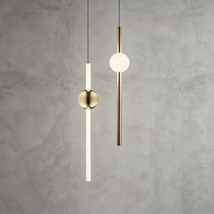 Nivaro Pendant Light - Nordic Linear Glass Decorative Lighting | Vinlighting