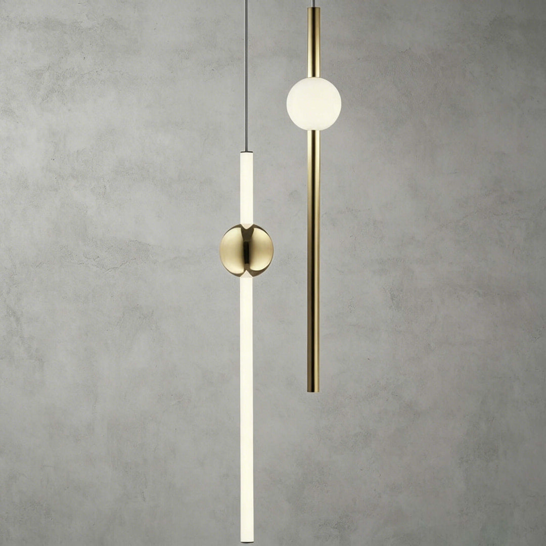 Nivaro Pendant Light - Nordic Linear Glass Decorative Lighting | Vinlighting
