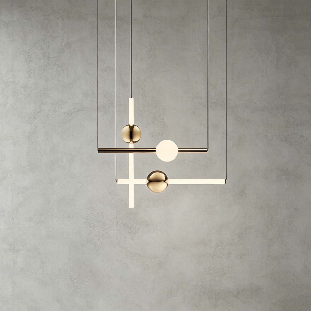 Nivaro Pendant Light - Nordic Linear Glass Decorative Lighting | Vinlighting