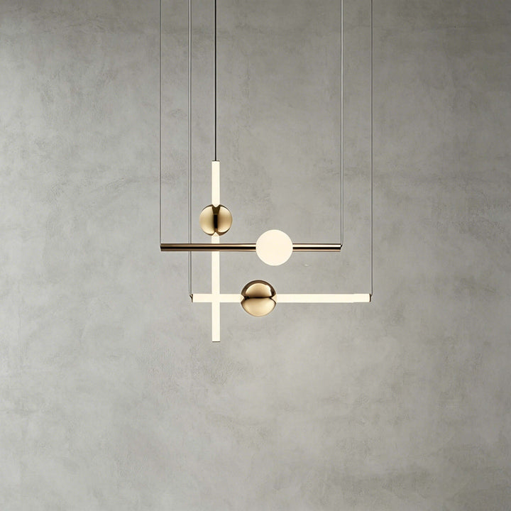 Nivaro Pendant Light - Nordic Linear Glass Decorative Lighting | Vinlighting