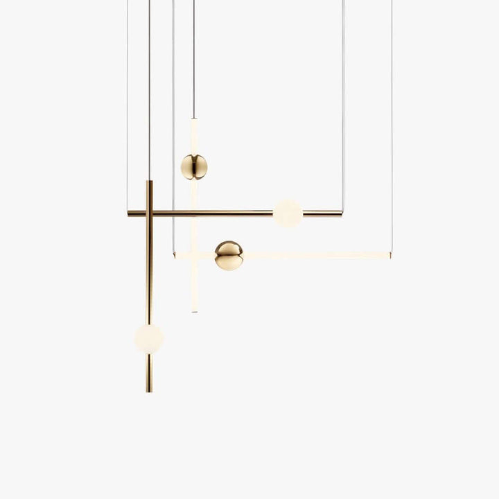 Nivaro Pendant Light - Nordic Linear Glass Decorative Lighting | Vinlighting