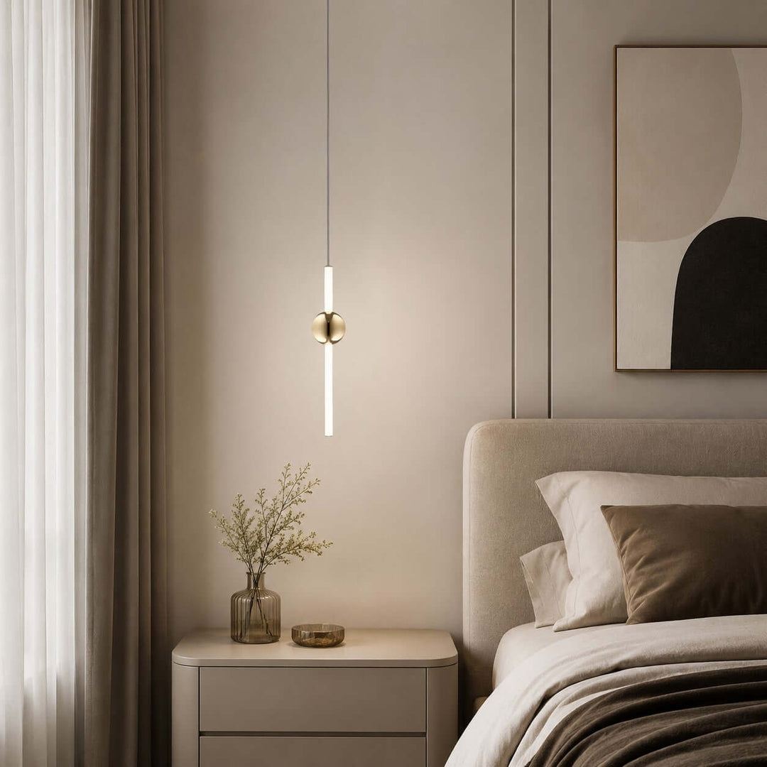 Nivaro Pendant Light - Nordic Linear Glass Decorative Lighting | Vinlighting