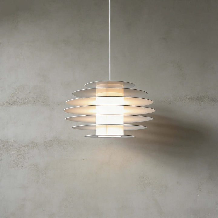 Nivro Pendant Light – Modern Cream Minimalist Acrylic Light