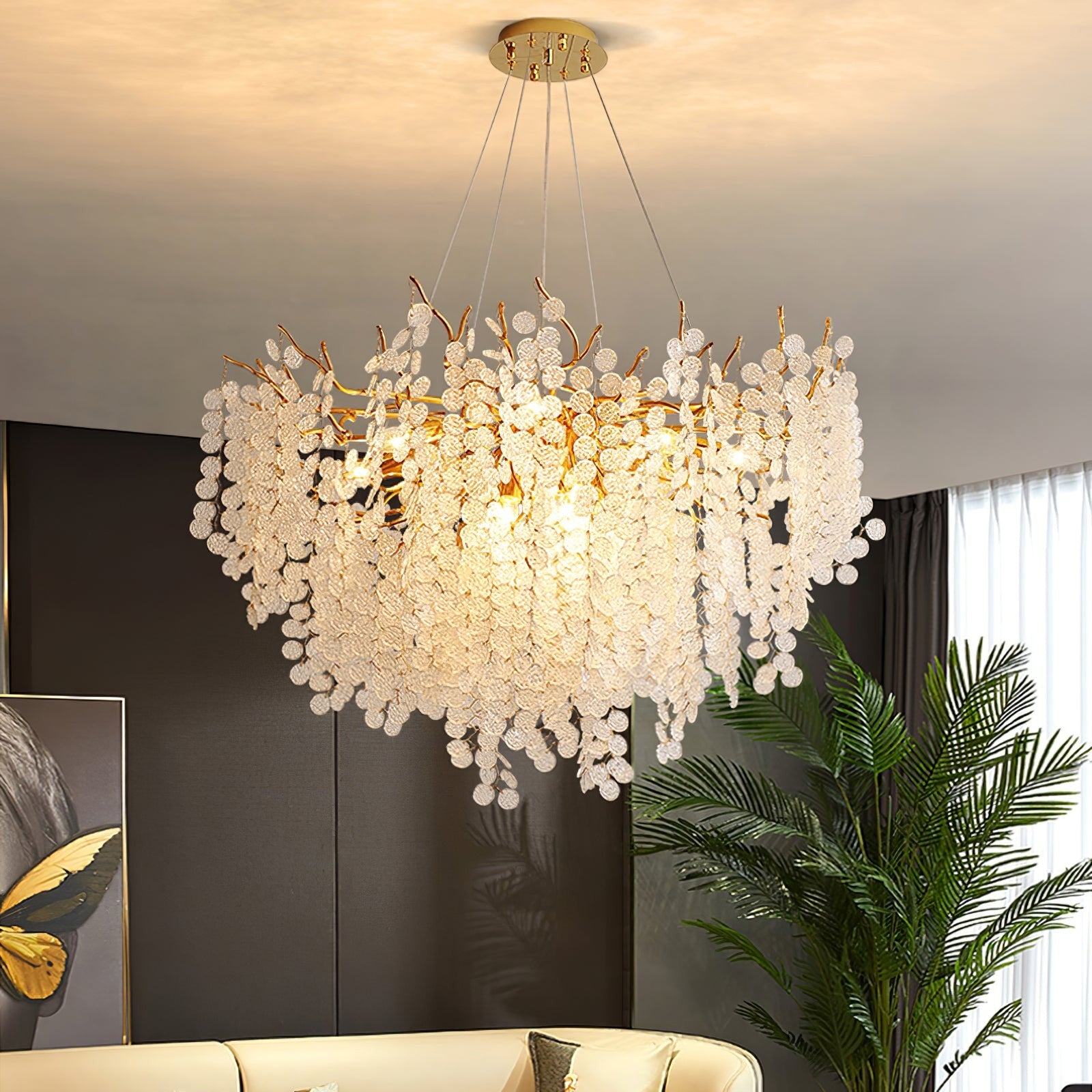 Noda Glass Chandelier