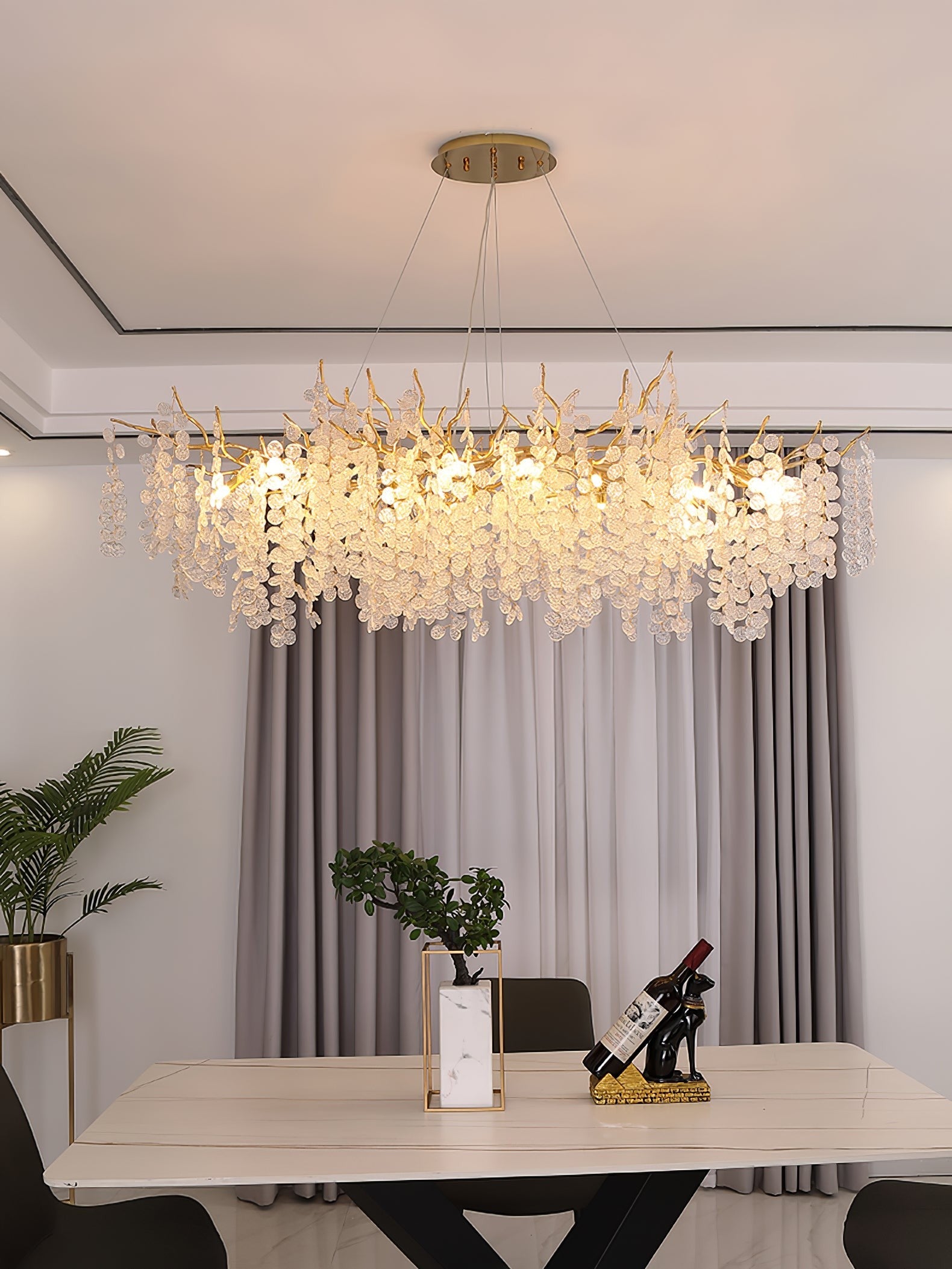 Noda Glass Chandelier