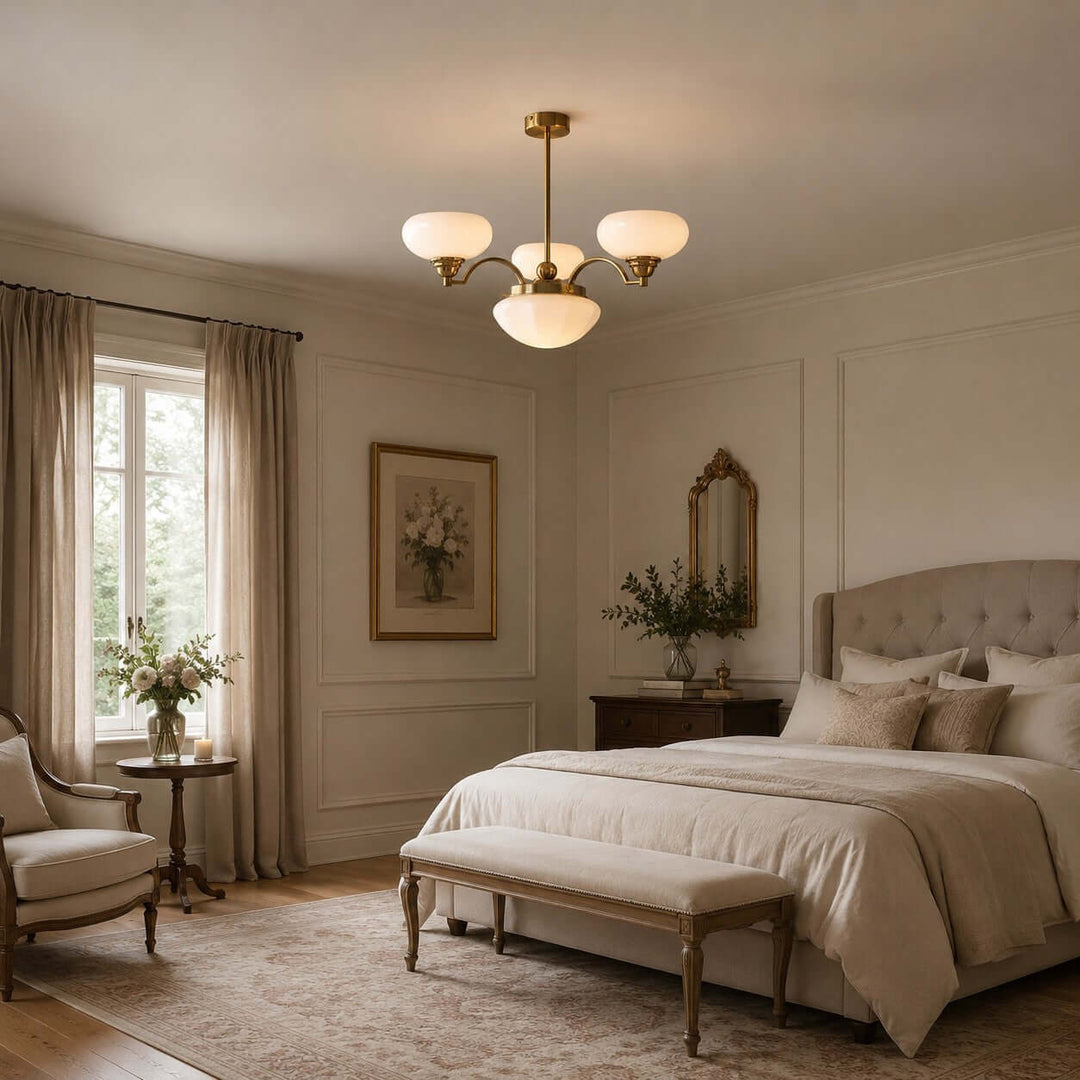 Noralis Vintage Glass Chandelier for Dining Room and Living Rooms | Vinlighting