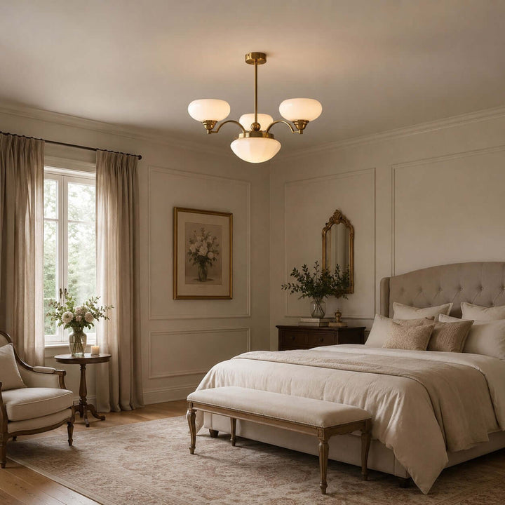 Noralis Vintage Glass Chandelier for Dining Room and Living Rooms | Vinlighting
