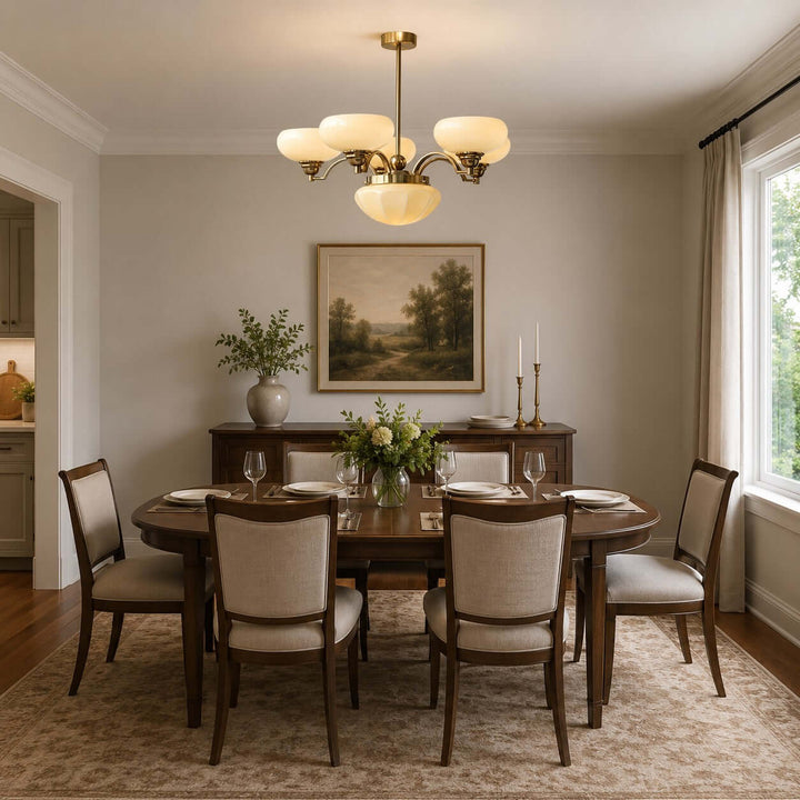 Noralis Vintage Glass Chandelier for Dining Room and Living Rooms | Vinlighting