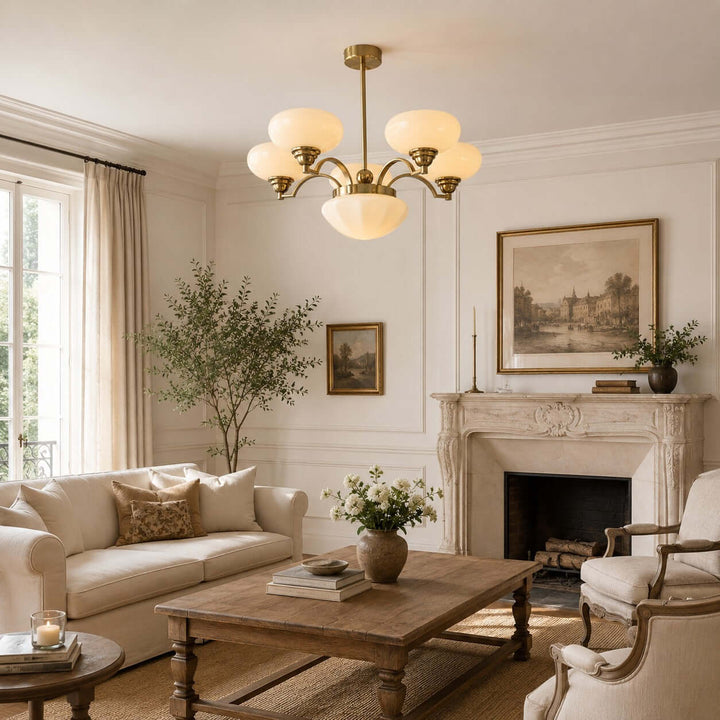Noralis Vintage Glass Chandelier for Dining Room and Living Rooms | Vinlighting