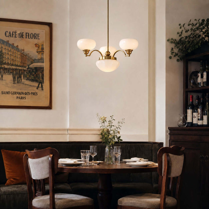 Noralis Vintage Glass Chandelier for Dining Room and Living Rooms | Vinlighting
