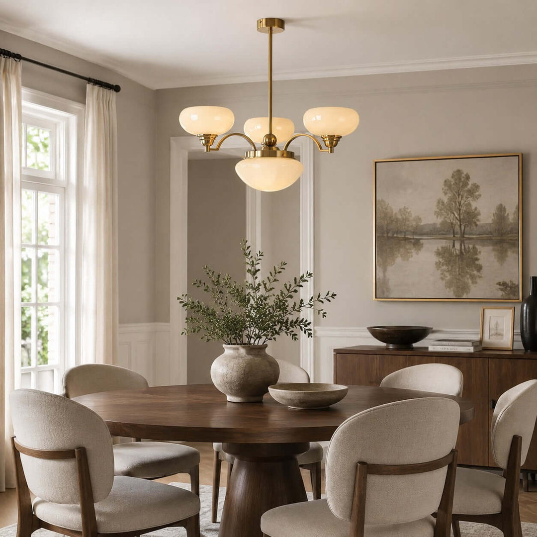 Noralis Vintage Glass Chandelier for Dining Room and Living Rooms | Vinlighting
