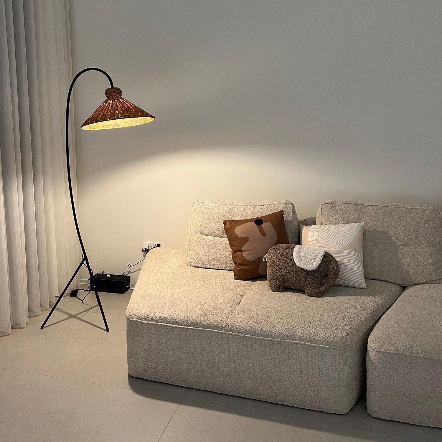 Nordic Woven Floor Lamp