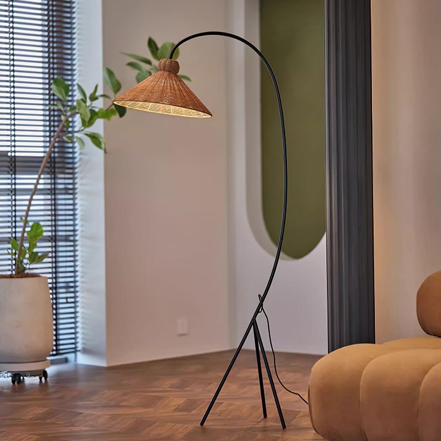 Nordic Woven Floor Lamp