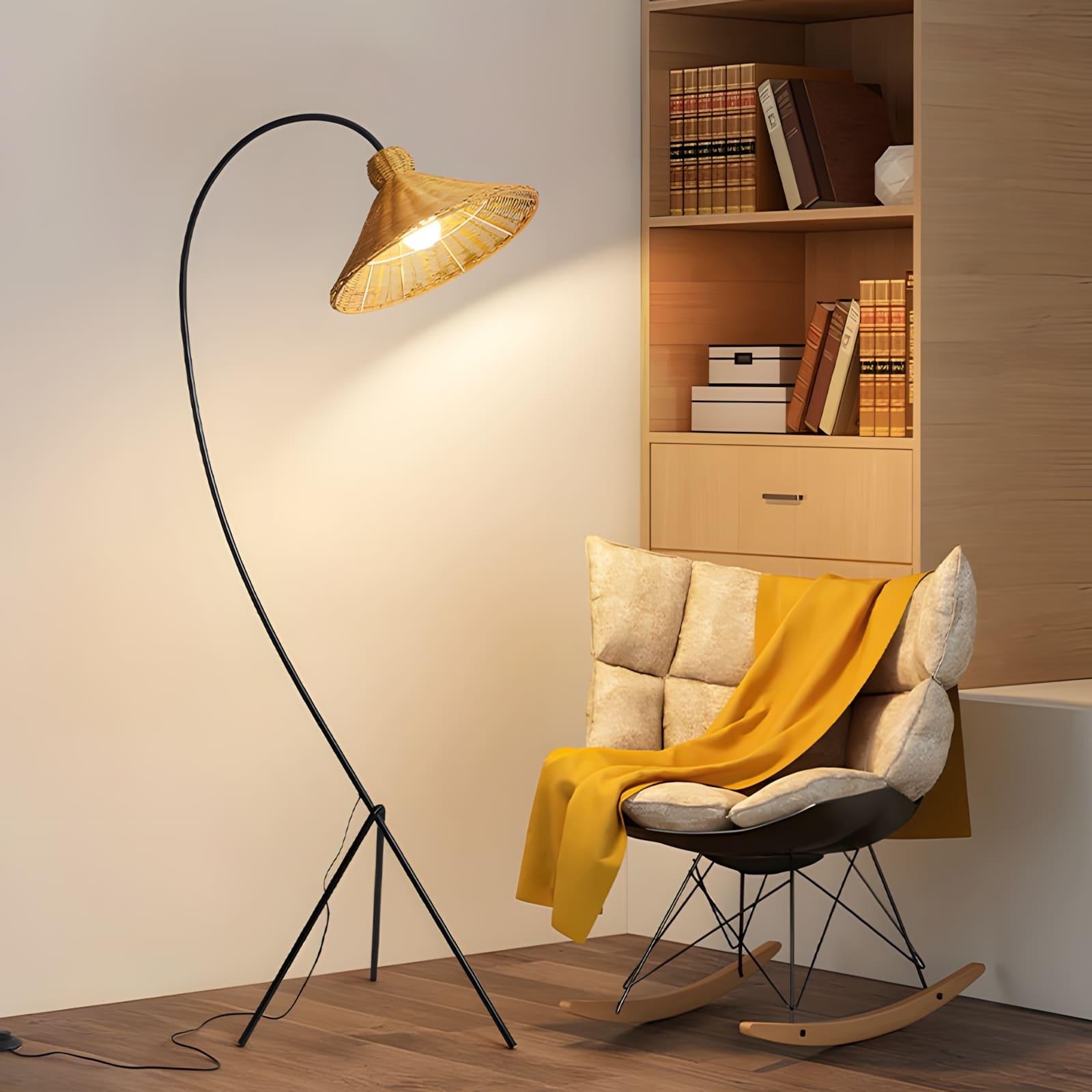 Nordic Woven Floor Lamp