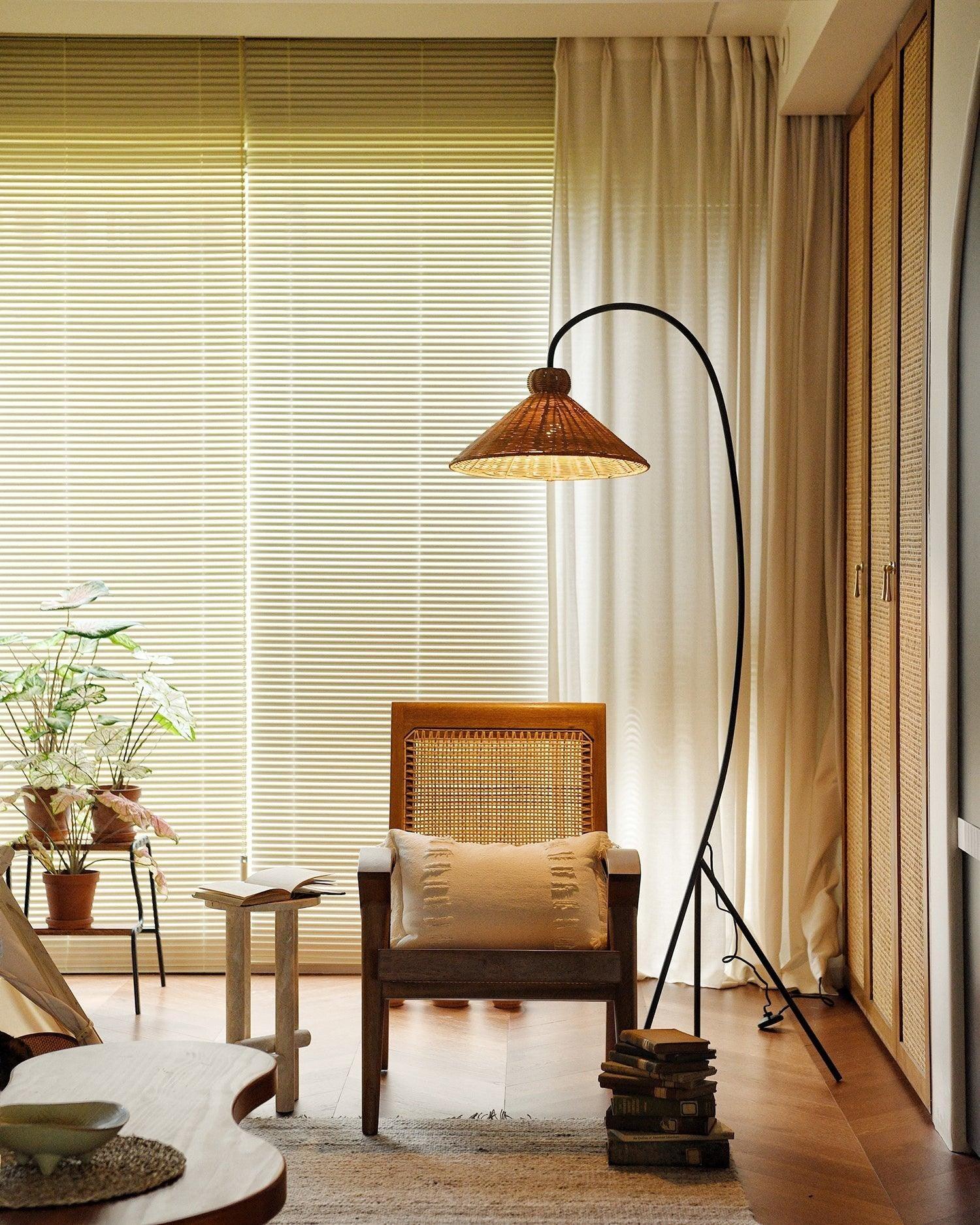 Nordic Woven Floor Lamp