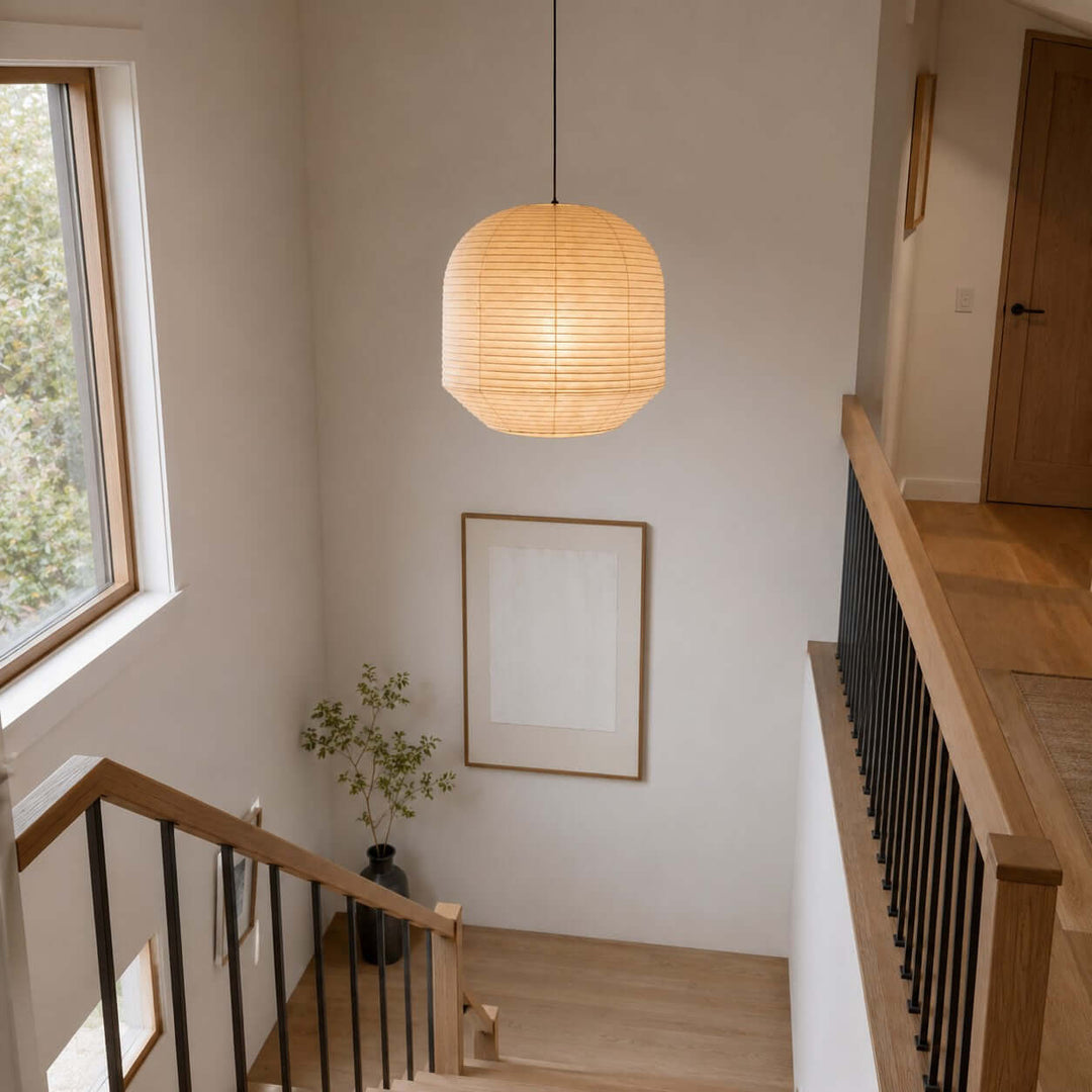 Noremi Pendant Light - Japanese Paper Pendant Light for Dining Table