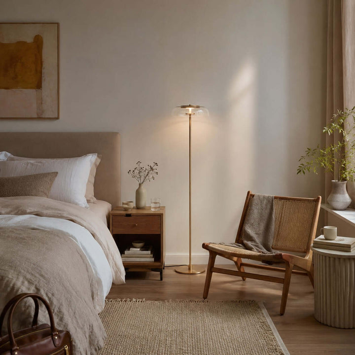 Noreva Contemporary LED Floor Lamp for Living Room &amp; Bedroom