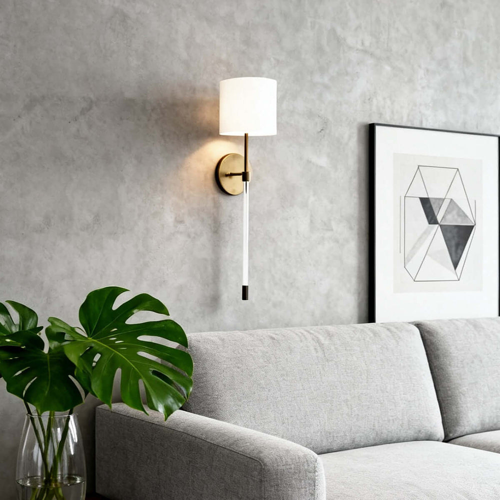 Norevia Wall Lamp – American Minimalist Fabric Light