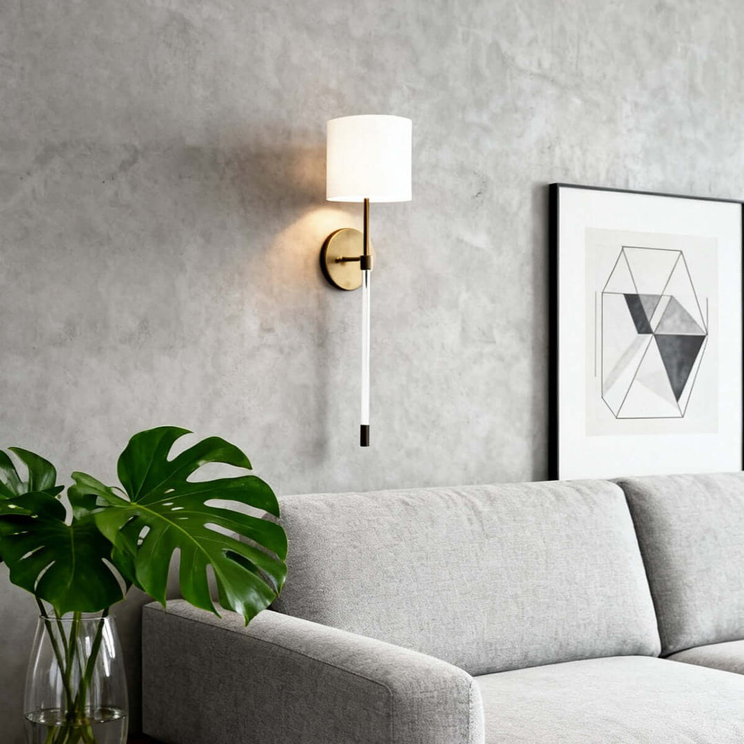 Norevia Wall Lamp – American Minimalist Fabric Light