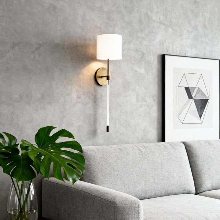 Norevia Wall Lamp – American Minimalist Fabric Light
