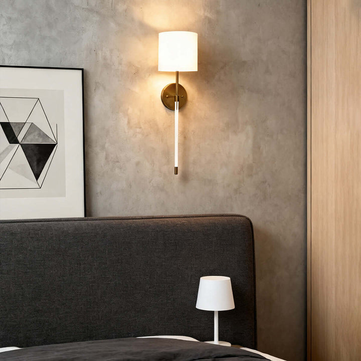 Norevia Wall Lamp – American Minimalist Fabric Light