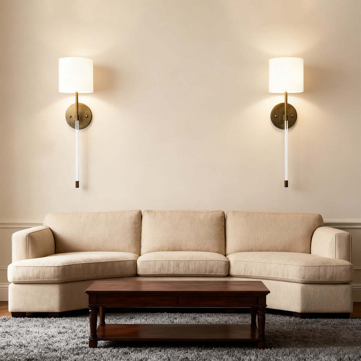 Norevia Wall Lamp – American Minimalist Fabric Light