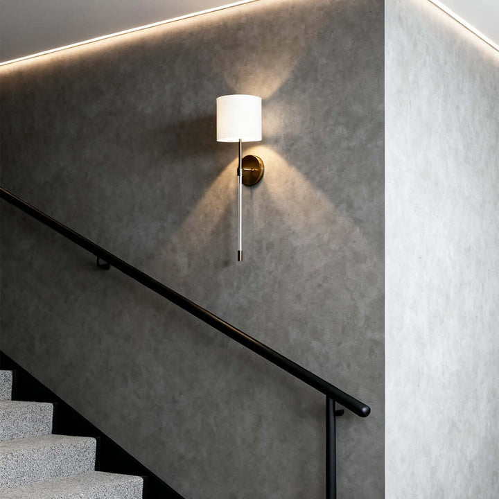 Norevia Wall Lamp – American Minimalist Fabric Light