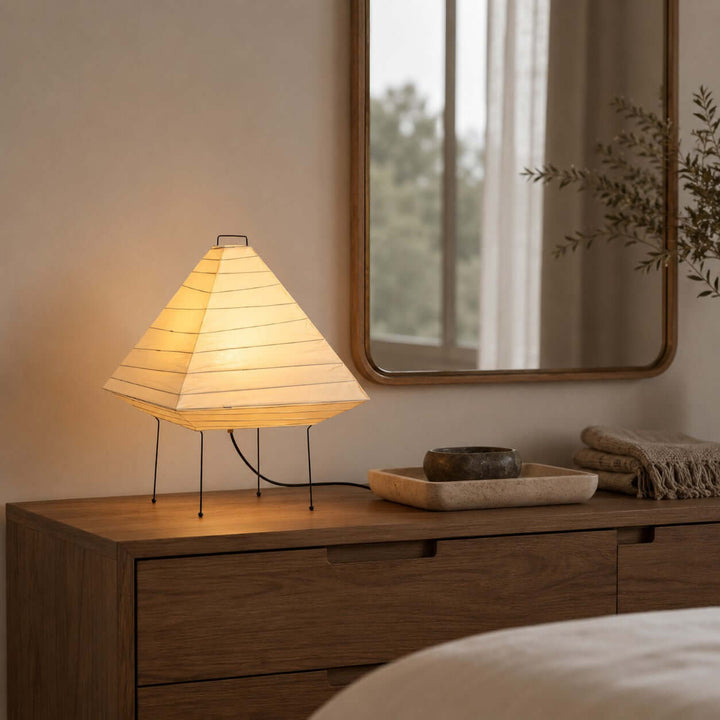 Norumi Table Lamp | Japanese minimalist Paper Light for Table Decor