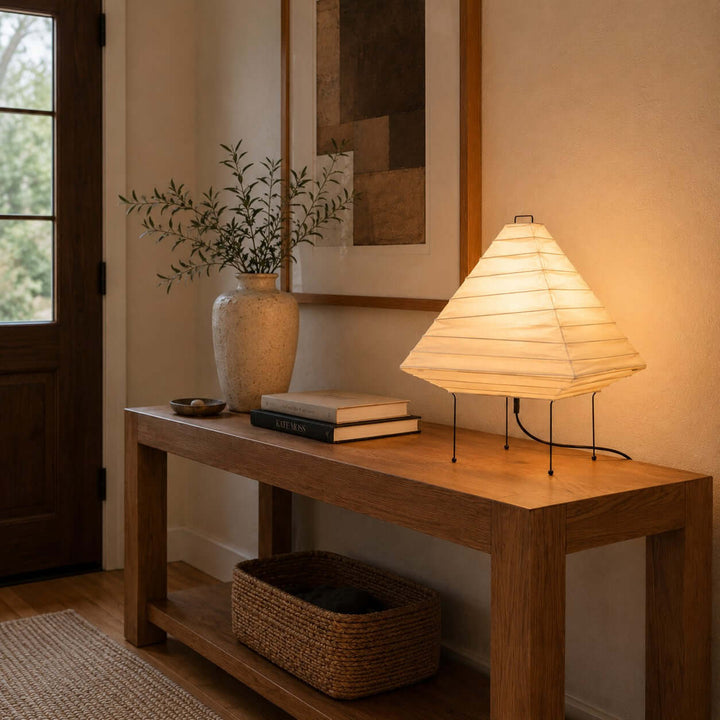 Norumi Table Lamp | Japanese minimalist Paper Light for Table Decor