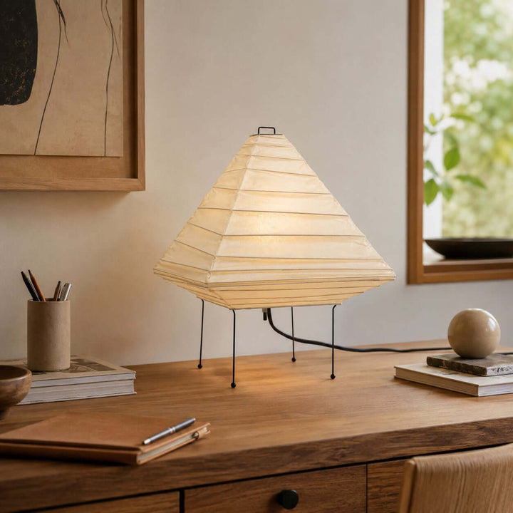 Norumi Table Lamp | Japanese minimalist Paper Light for Table Decor
