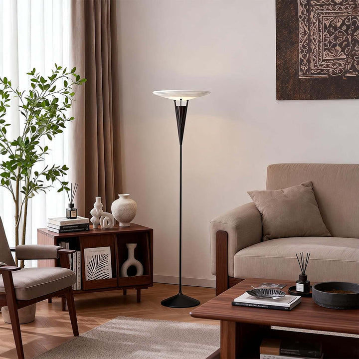Noryx Floor Lamp – Scandinavian Glass Floor Lamp