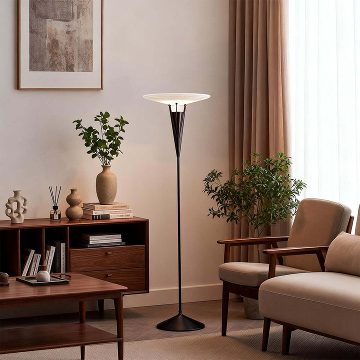 Noryx Floor Lamp – Scandinavian Glass Floor Lamp