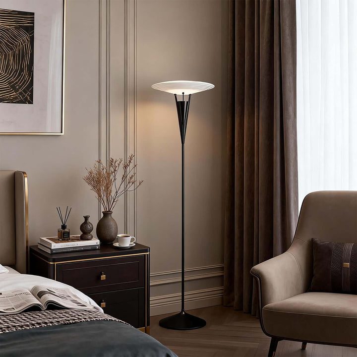 Noryx Floor Lamp – Scandinavian Glass Floor Lamp