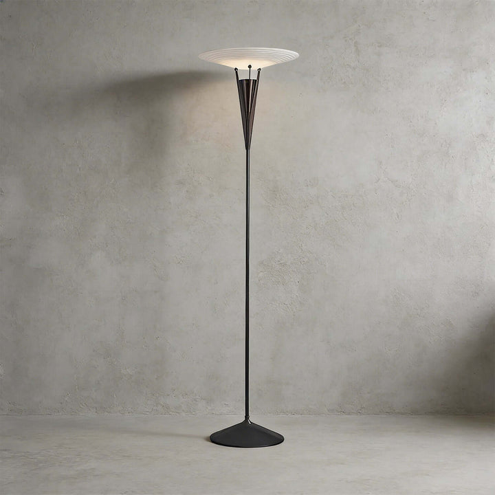 Noryx Floor Lamp – Scandinavian Glass Floor Lamp