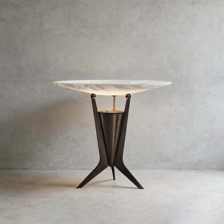 Noryx Table Lamp – Vintage Glass Bedroom Table Lamp