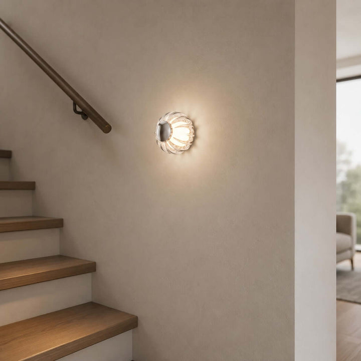 Novea Wall Sconce - Modern Smoke Grey Glass Hallway Lighting | Vinlighting